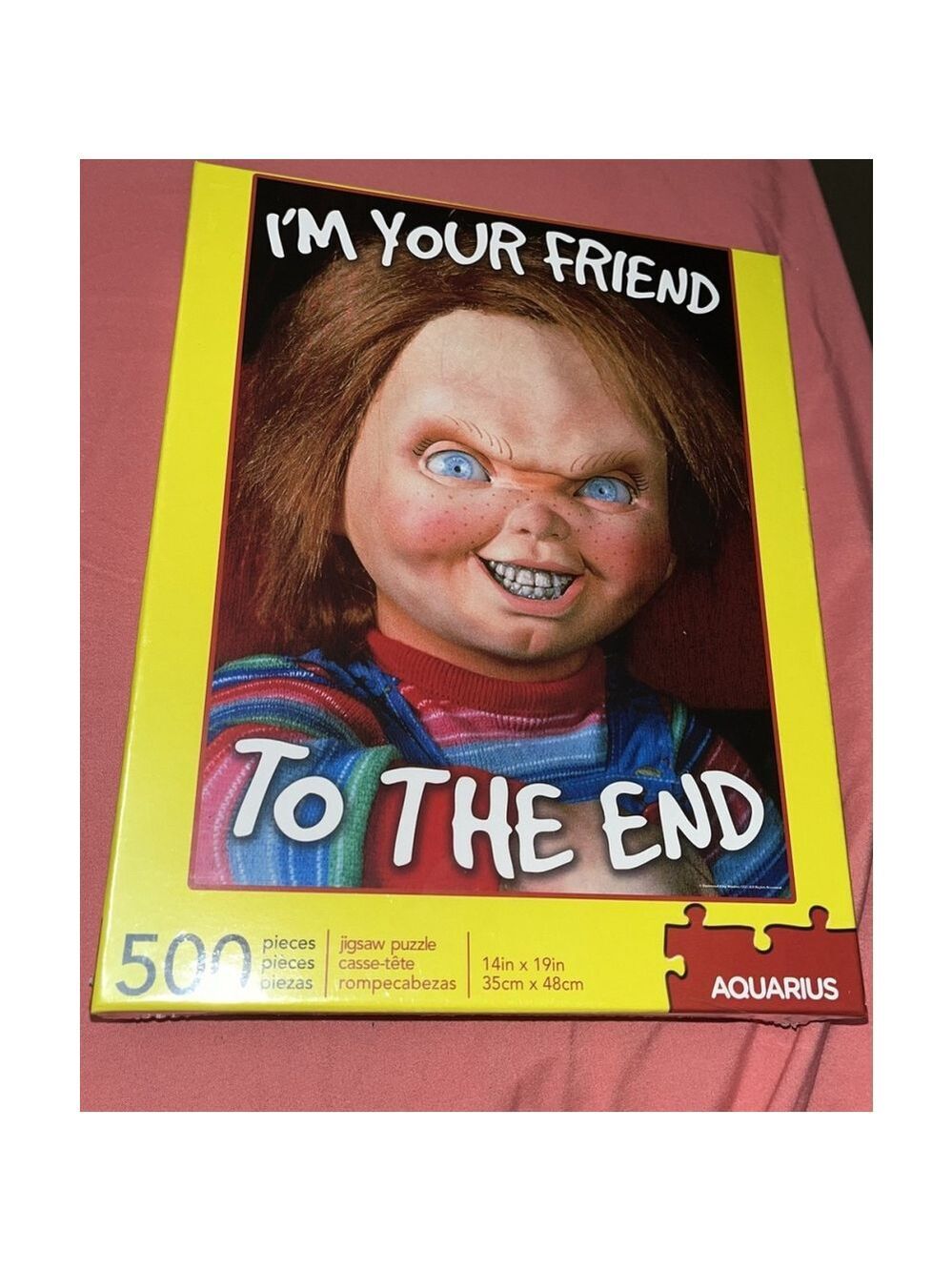 Childs Play I'm Your Friend to the End Chucky Jigsaw Puzzle 500pc New Sealed